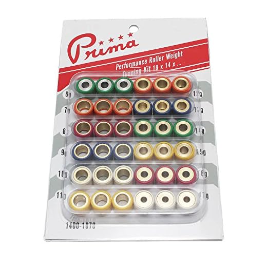 Prima Roller Weight Tuning Kit (18x14, 6g to 17g)