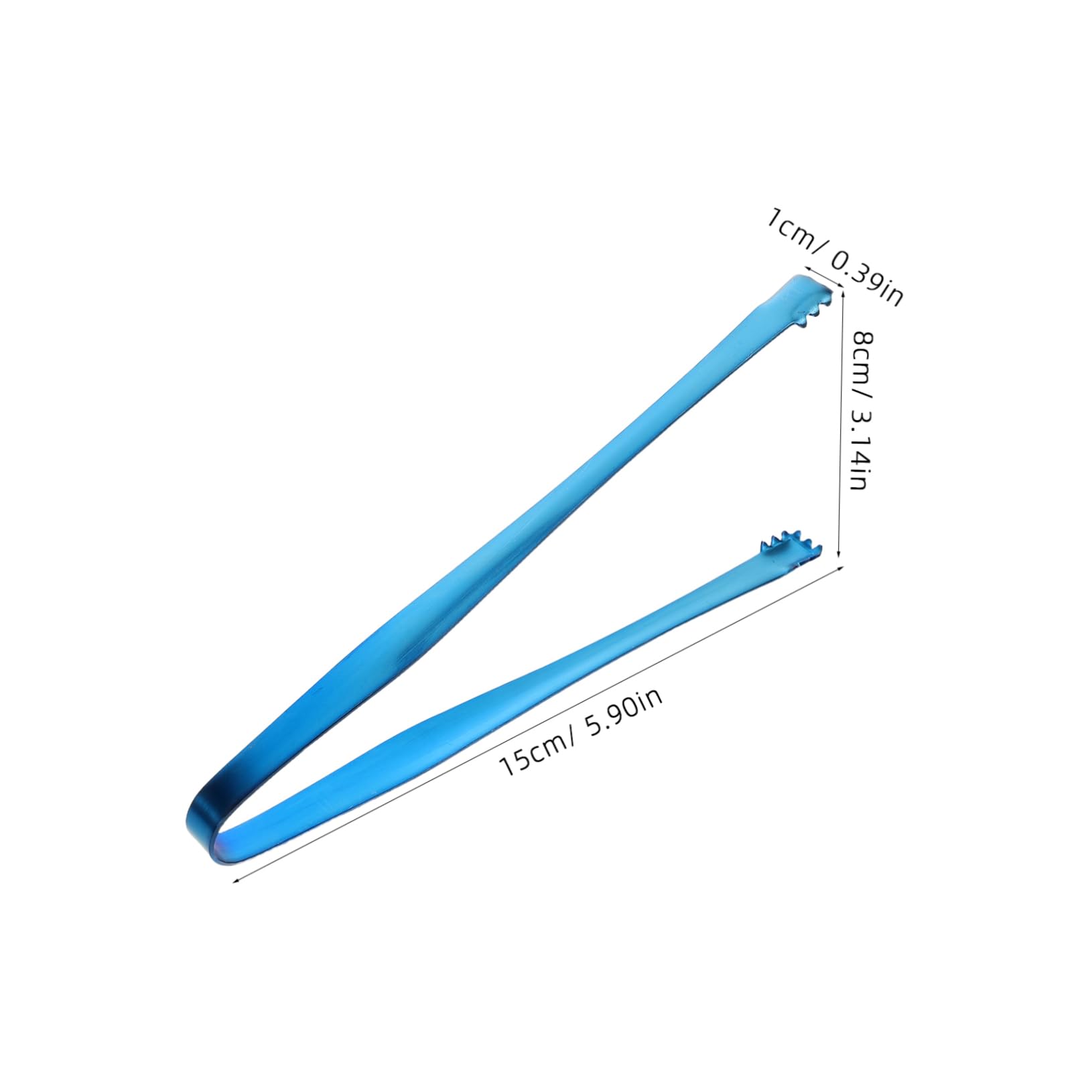 NAMOARLY 2 Pack Stainless Steel Cube Clamps Ice Cube Tongs for Tea Party for Appetizer Serving Tongs