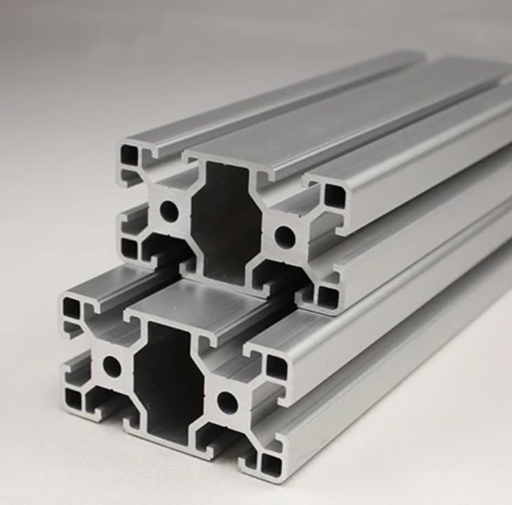 YIBO Perfil de Aluminio 40X80 Aluminio Ranurado 4080 Marco de Equipo Estándar Europeo (1, Aluminio, 40X80-110CM)