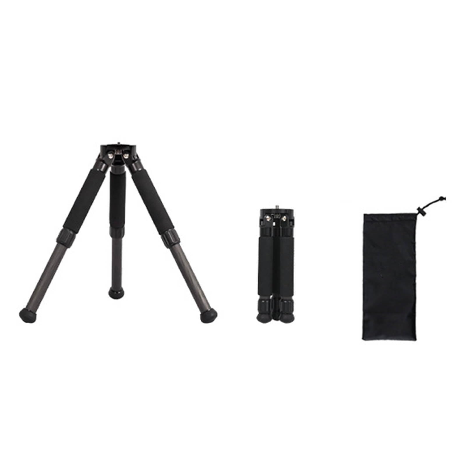 Treppiede fotografico e modalità di montaggio equatoriale con gambe regolabili e compatibilità universale per smartphone treppiede da viaggio