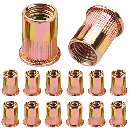 100 Stück Nietmuttern M6, Leryati Kohlenstoffstahl Nietmuttern Runde Flachkopf Innengewinde Rivet, Nutsert Einnietmuttern Verzinkt Nietmuttern Hülsenmutter, Verwendet für Metallplatten, Rohre usw. 100 Stück Nietmuttern M6, Leryati Kohlenstoffstahl Nietmuttern Runde Flachkopf Innengewinde Rivet, Nutsert Einnietmuttern Verzinkt Nietmuttern Hülsenmutter, Verwendet für Metallplatten, Rohre usw.