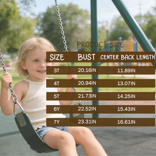 Image of ROMPERINBOX Toddler Tank Tops Girls 3 Pack Ribbed Knit Multipacks Halter Top Camisoles Undershirt
