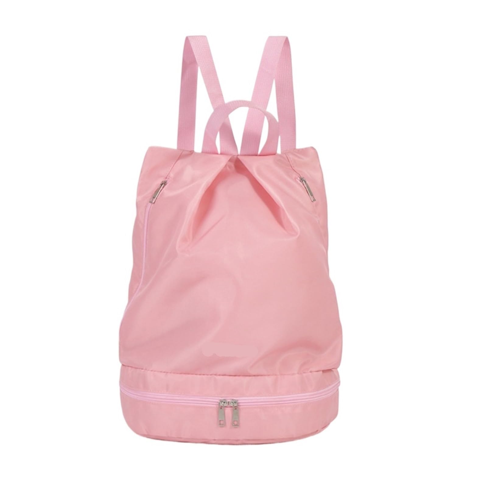 Sac de Bain étanche avec Compartiment à Chaussures, fourre-Tout Plage léger séparation sèche et Humide(Pink)