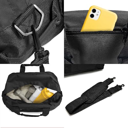 Image of DALIX 14 inch Small Duffle Bag Two Toned Gym Travel Bag