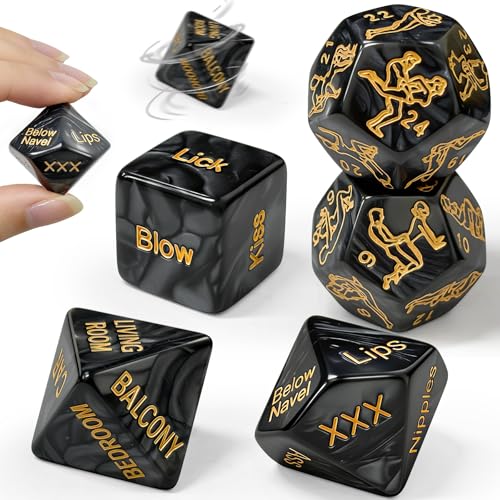 kykake Positions Sex Game Sex Dice，Couple Toys for Couples Romantic Naughty Set Date Night Positon...