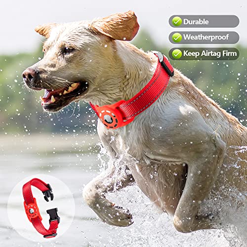 Collar reflectante para perro con AirTag, nylon S miniatura 2