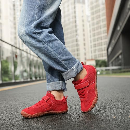 Image of KUBUA Kids Barefoot Shoes Boys Girls Wide Toe Box Zero Drop Sneakers | Breathable Lightweight, Reinforced Toe, Minimalist, Hiking, Tennis, Running, Walking, School, Toddler, Little Kid, Big Kid