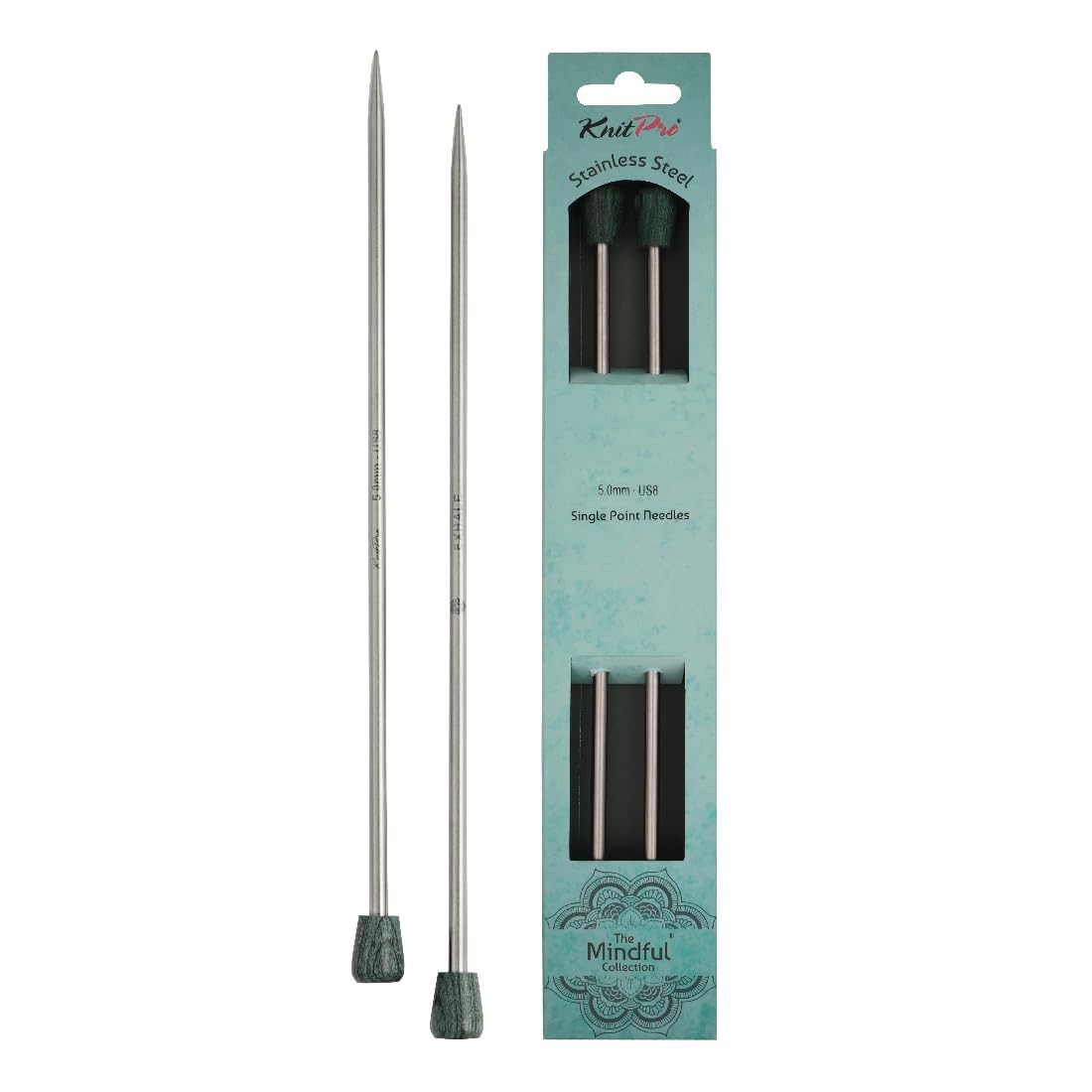 KnitPro The Mindful Collection Single Pointed Needles 16" (40cm) | Size 5mm