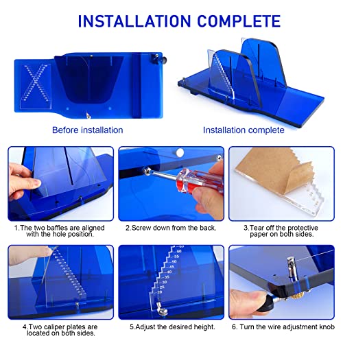 Meao Acrylic Wire Soap Cutter Slicer Machine Box - Multi-Function Art Craft Adjustable Soap Making Table Cutting Tool For Diy Craft Soap, Candle Or Kitchen Butter Cheese Slicer #2 #TOP2
