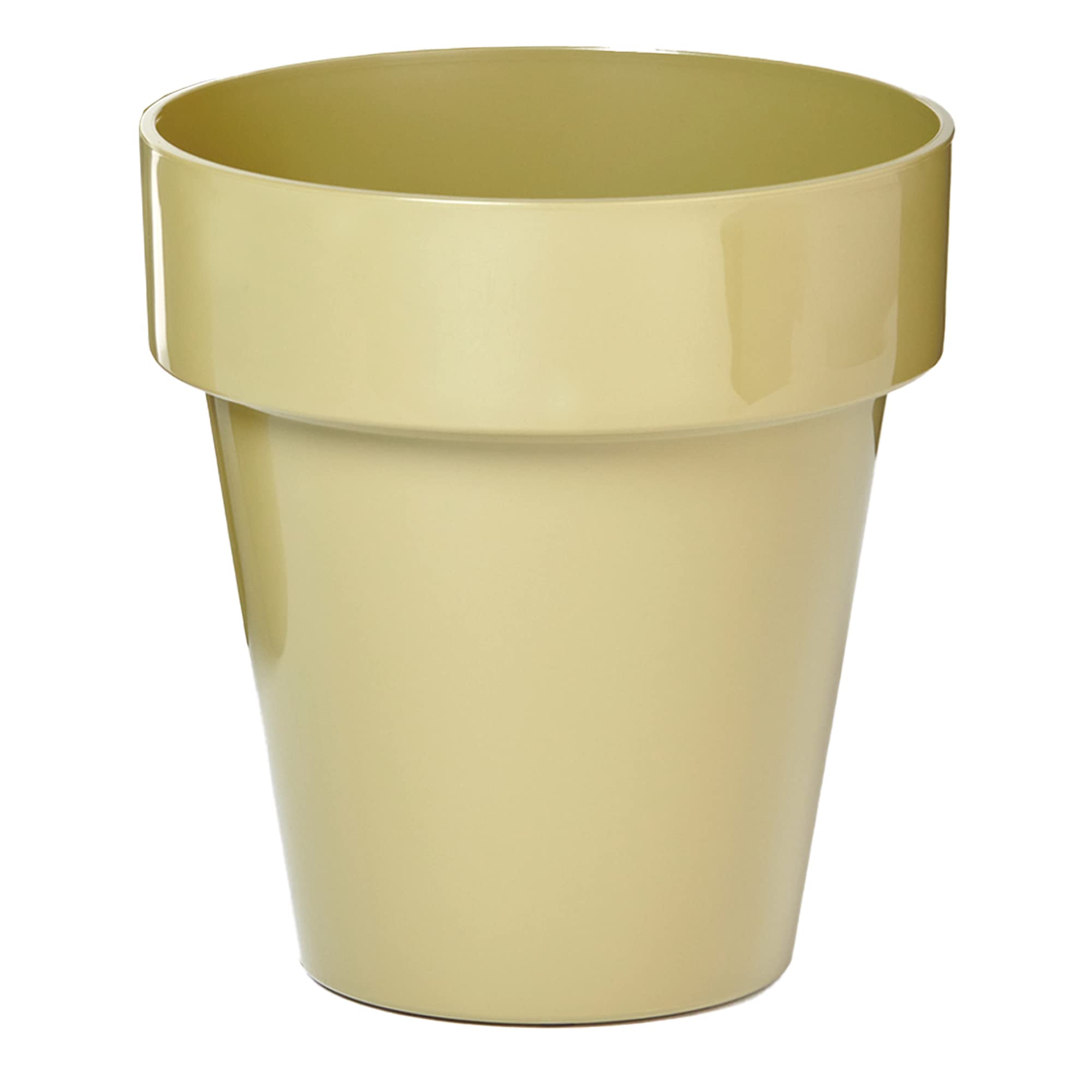 Grandi vasi in plastica con vassoio 28+30+53 cm H Set di 3 per uso interno ed esterno leggero, vasi da fiori decorativi Vaso alto per piante da giardino/patio/veranda angolare Colore blu Rotondo