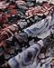 OFEEFAN Mesh Mock Neck Tops for Women Fashion Floral Blouses Trendy Long Sleeve Undershirts Multi Floral M