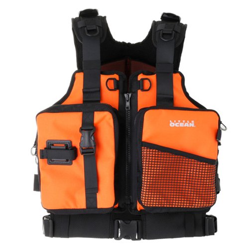 リトルプレゼンツ(LITTLE PRESENTS) カヤックフィッシング PFD III PF-06 マンゴー フリー 2枚目