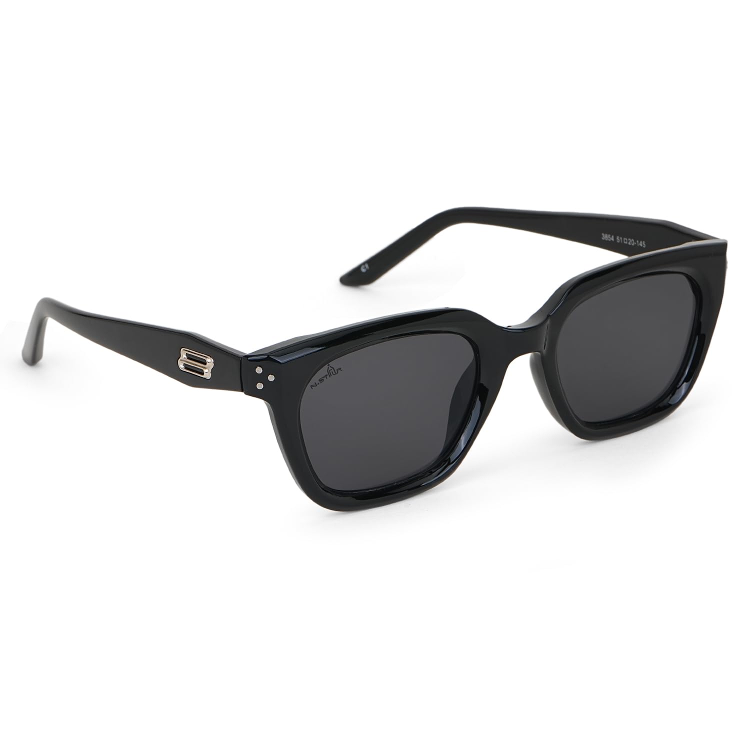 UV Rectangular Sunglasses for Men & Women|UV 100% Protection|Lightweight Acrylic Lens & Polycarbonate Material|Stylish frame, Unisex Eyewear for Outdoor |Gift for Anniversary, Birthday|N3855-image-39