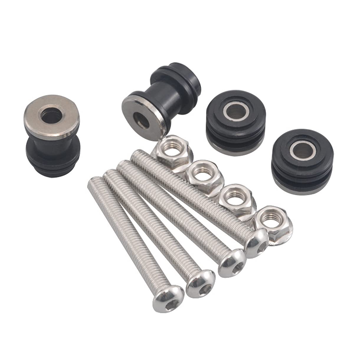 Schienale rimovibile Sissy Bar Docking Hardware Set Compatibile con Harley Sportster XL883 XL1200 48 72 Iron 883 2004-2020