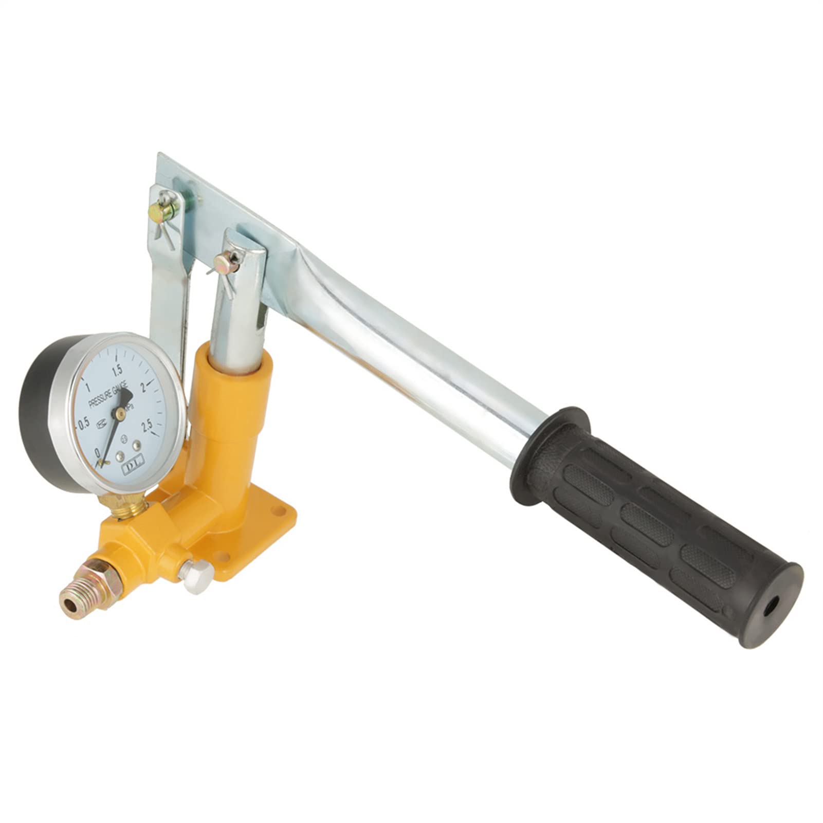 Bomba de Prueba de Presión de 362 PSI, Kit de Prueba de Presión de Agua Manual Hidráulica, Bomba Hidráulica con Manómetro, Bomba de Prueba Hidrostática de 25 Kg para Válvulas de Tubería