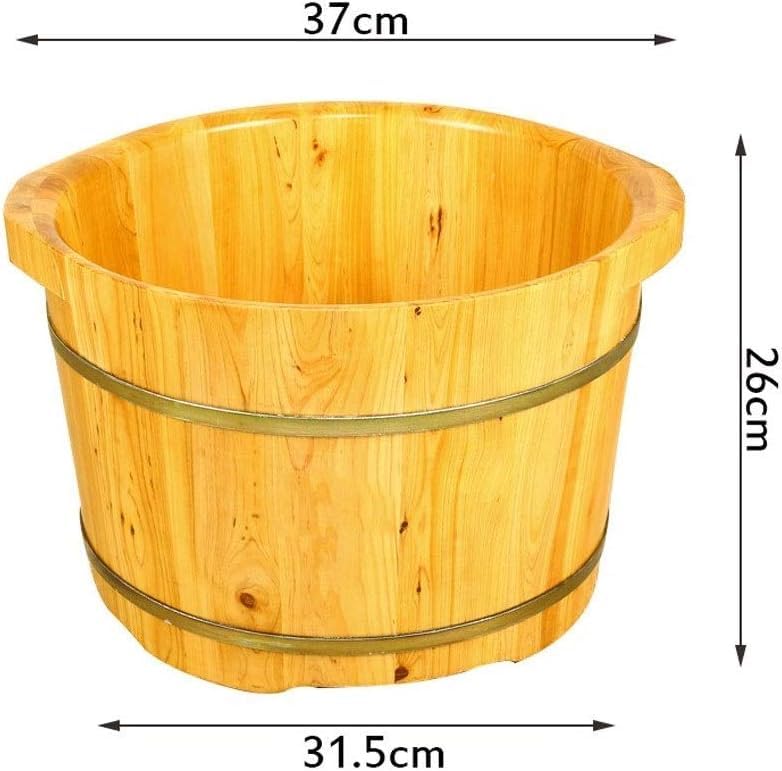 Cubeta de baño de pies de madera para adultos miniatura 4