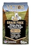 VICTOR Super Premium Dog Food – Grain Free Chicken Meal & Sweet Potato Recipe – 33% Protein, 16% Fat – Dry Dog Food For Dogs of All Life Stages – High Protein Kibble For All Normally Active Dogs, 5 lb