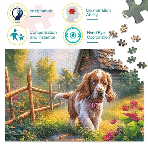 Rompecabezas de Springer Spaniel de 1000 piezas, una actividad para casa 3