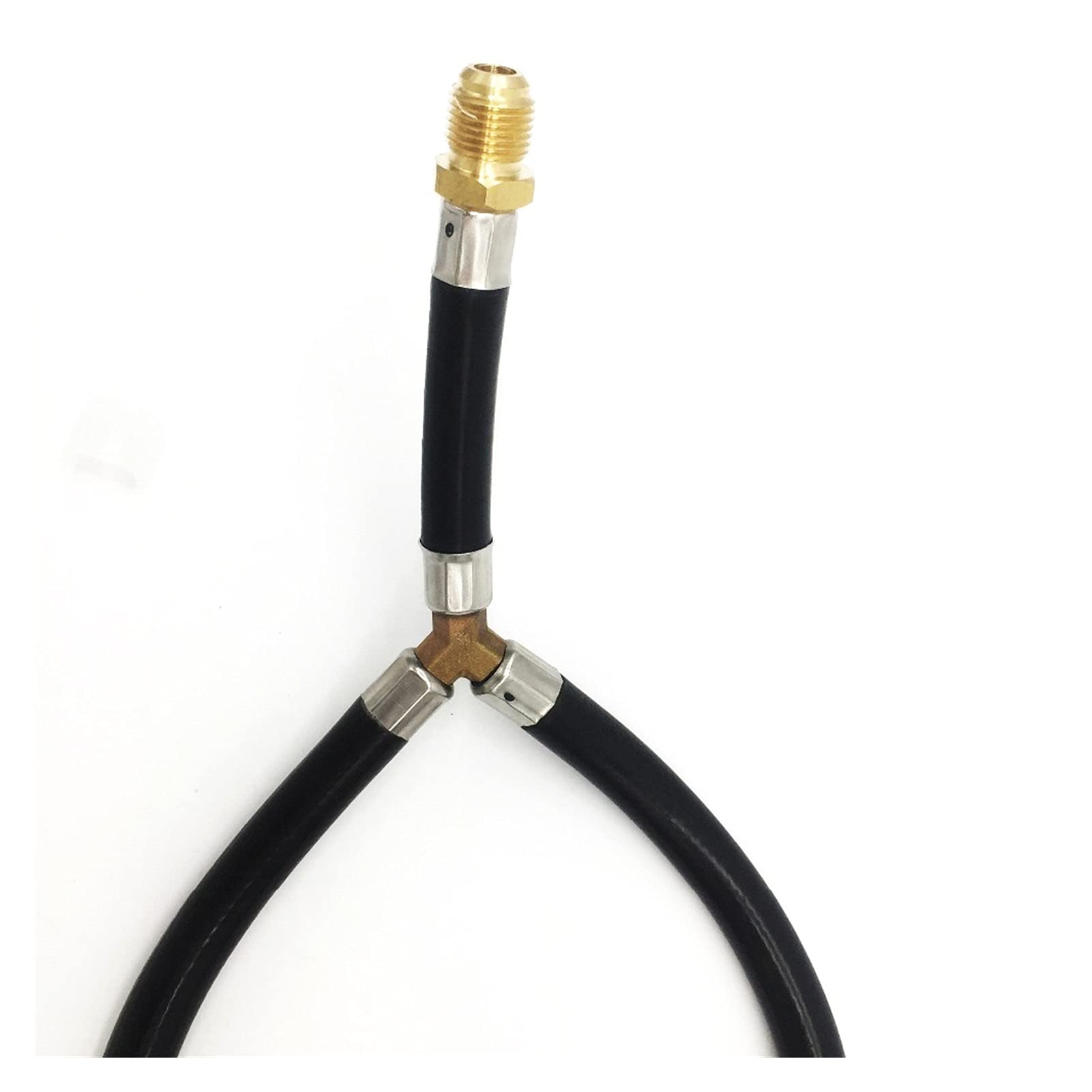 GUYTRM Barbacoa de gas de 3/8 ". PARRILLA Conexión de la manguera flexible de la manguera de la manguera de la manguera de la manguera de la manguera de la manguera de la entrada del ajuste for BARBAC