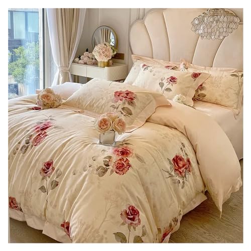 |zcJo[Zbg, tXBe[W[YvgQZbg 1000TC GWvgȃ\tĝ悤ȉԕzcJo[ZbgxbhV[cJo[(Fitted Bed Sheet,Queen 4pcs)