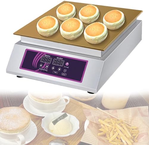 Commercial Electric Soufflé Maker & Pancake Griddle, Non-Stick Soufflé Machine for Perfect Soufflé Pancakes, Professional Kitchen Equipment for Restaurants and Cafés