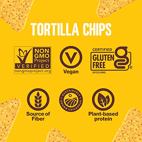 Hippeas Chickpea Tortilla Chips, Nacho Vibes, 1 Ounce (Pack Of 18), 3G Protein, 3G Fiber, Vegan, Gluten-Free, Crunchy, Plant Protein Snacks #TOP2