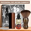 Vinyl Record Cleaner Kit - Complete 5-in-1 Vinyl Records Cleaning Kit Includes Soft Velvet Record Brush, Cleaning Liquid, Anti-Static Nano Fiber Record Cleaning Brush, Cleaning Cloth and Storage Bag #4