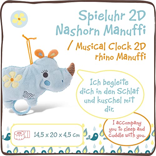 NICI 46579, Giocattolo a Carica 2D Rinoceronte