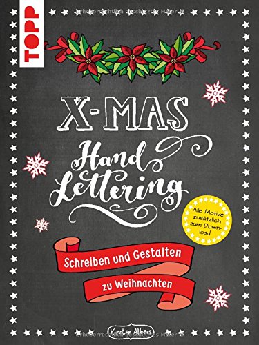 Handlettering X-Mas. Schreiben und Gestalten zu
