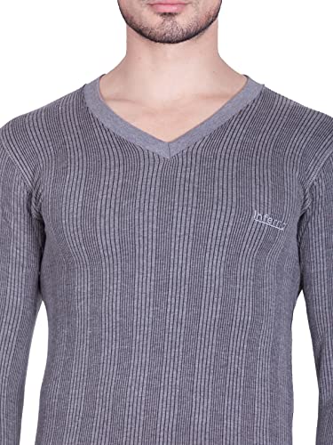 Image of Lux Inferno Men's V - Neck Thermal Vest | Full Sleeves | Regular Fit | Pack of 2|