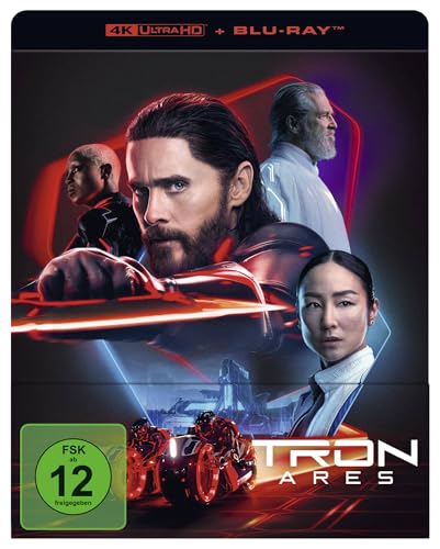 Tron: Ares - Limitiertes Steelbook (4K UHD + Blu-ray) für 34,99 EUR bei amazon.de Bild: Tron: Ares - Limitiertes Steelbook (4K UHD + Blu-ray) für 34,99 EUR bei amazon.de