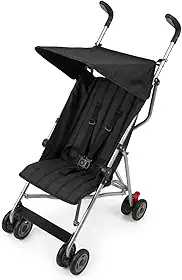 CARRINHO GUARDA CHUVA PRETO BABYWORLD