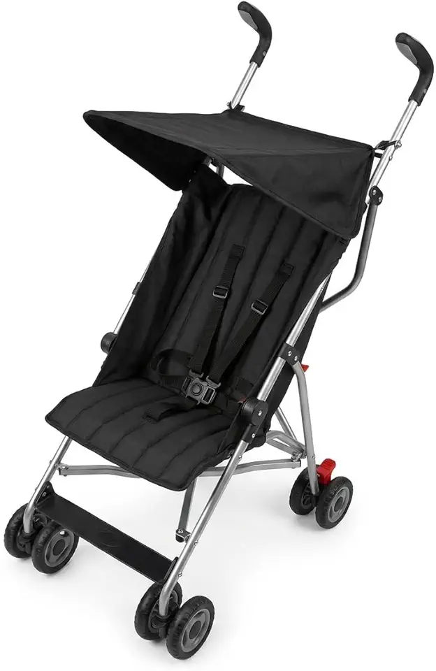CARRINHO GUARDA CHUVA PRETO BABYWORLD