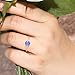 Gem Stone King 10K Yellow Gold Blue Tanzanite and White Created Sapphire Solitaire Engagement Ring For Women (0.93 Cttw, Round 6MM, Gemstone December Birthstone, Size 5)
