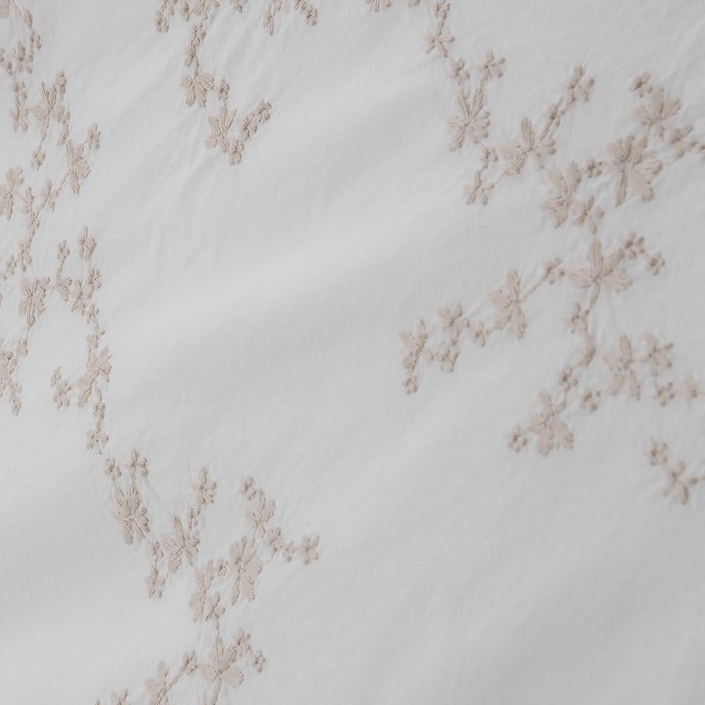 COTTON ARTean Funda Nórdica Cama 150 Percal Algodón 200 Hilos IRATI Beige | Incluye 3 piezas: F. Edredón 240x220 + 2 F.de Almohada Cierre Botones. Certificado OEKO-TEX
