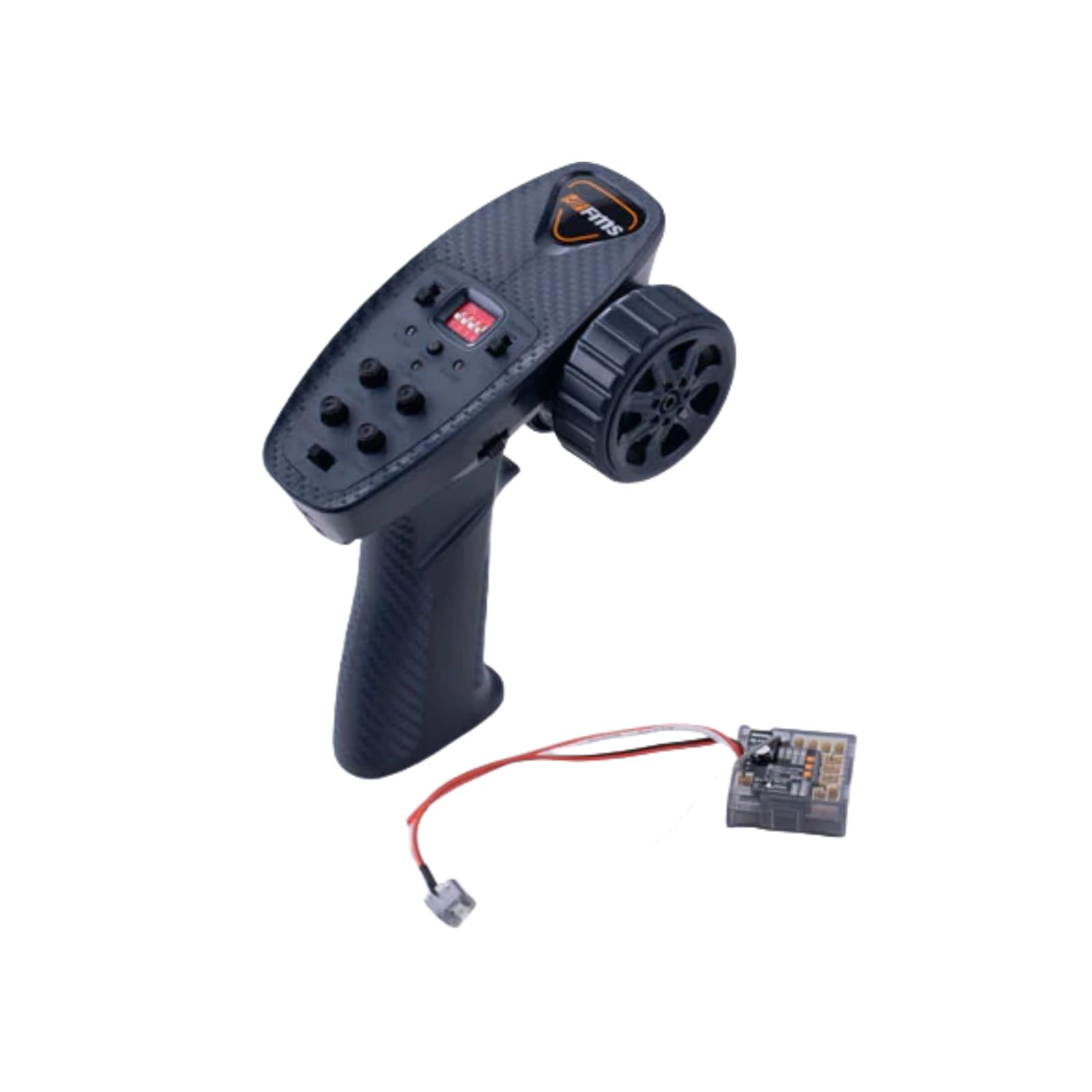 FMS RC Cars RC Crawler RC Trucks RC Remote and Receiver Controller Radio Transmitter :MG41 + R4A3 Transmitter Receiver Set V5 for FCX18 LC80, FCX18 Chevrolet K10