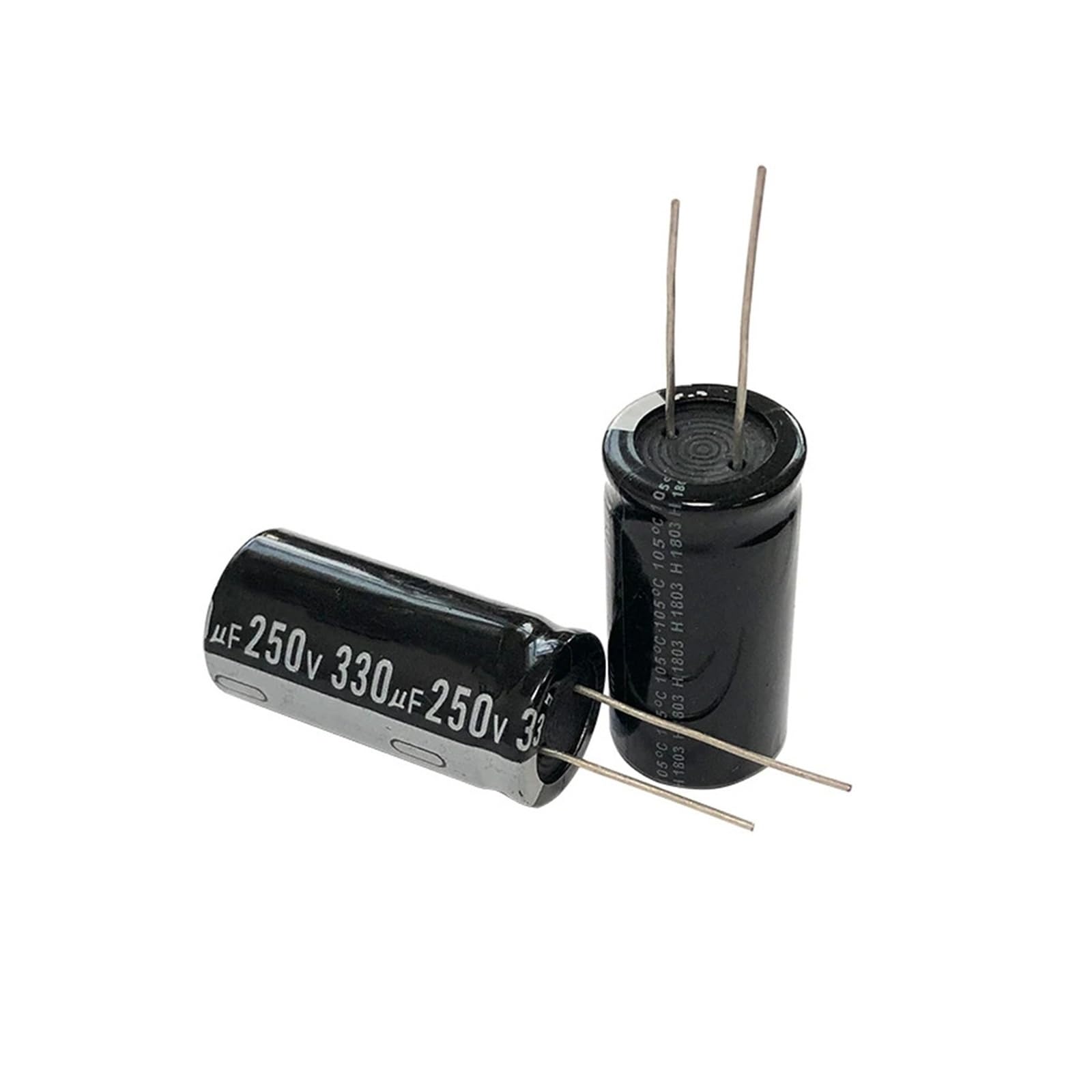 Condensateurs électrolytiques 250V 330UF lot de 5 pièces en aluminium 18x35mm