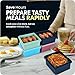 Silicone Soup Freezer Molds with Lids, 2 Cup Extra Large Ice Cube Tray, BPA-Free, Perfect for Freezing Broth, lasagna, Baked Goods, Meal Prepping and More, Dishwasher, Microwave & Oven Safe - 4 Pack