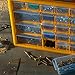 30-Drawer Plastic Small Parts Organizer - Desktop or Wall Storage Drawers for Organizing Hardware, Crafts, Garage, or Classroom by Stalwart (Yellow)