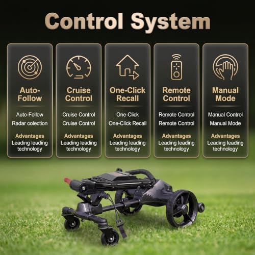 HUNKING Electric Golf Push Cart