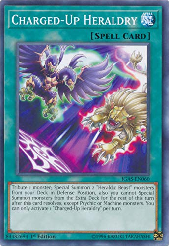 Yu-Gi-Oh! Ignition Assault Booster Pack – Charged-Up Heraldry Common Card – 1st Edition