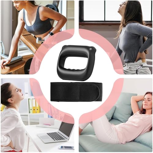 Image of Belly Fat Burner Belly Massager & Muscle Stimulator Belt for Stomach Toning | Massager Belt for Men and Women, Rechargeable Electric Fascia Ring with Heat Therapy LED Screen and Adjustable Waist Strap (BELLY RING 2)