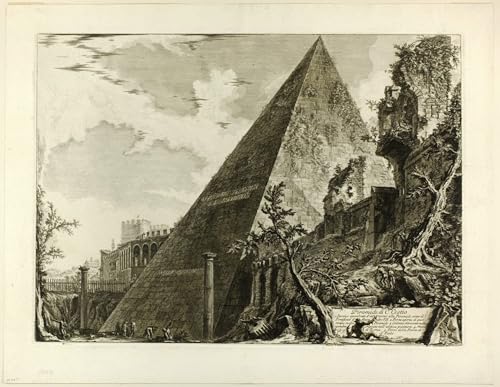 Impression Sur Toile Pyramide de Gaius Cestius pour une Décoration Salon Élégante et Moderne