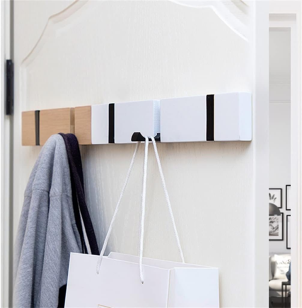 Solid Wood Wall Hook Coat Rack Wall Hanger Key Holder(40 * 5.5cm)