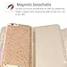 iPhone 6 Plus Case, iPhone 6S Plus Wallet, HESPLUS Bling Sparkle PU Leather Flip Folio [Detachable] Wallet Cover Magnetic with Card Slot Holder for iPhone 6 Plus/iPhone 6S Plus 5.5 Inch - Gold