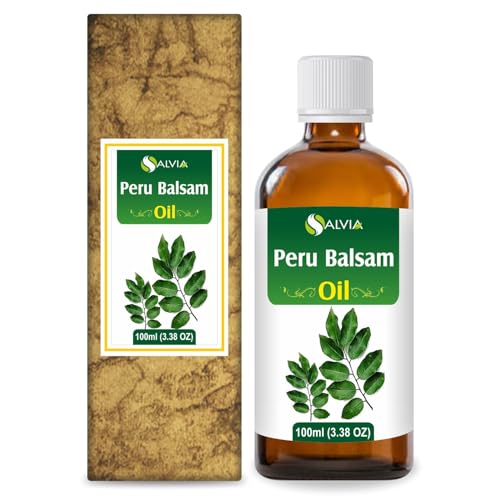 Image of Salvia Peru Balsam Oil (Myroxylon Pereirae) 100% Pure & Natural With Dropper 100Ml