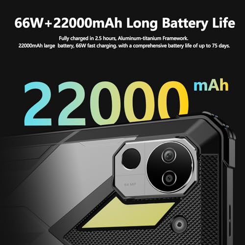 Image of FOSSiBOT DT2 10.4in Waterproof Tablet,20GB+256GB Rugged Android Tablet 22000mAh 66W Rapid Charging Android 13 Tablets 2K Display4G LTE /WiFi 6 Tablet G99 Chip /64+32MP /IP68 /IP69K /Fingerprint /Face Unlock