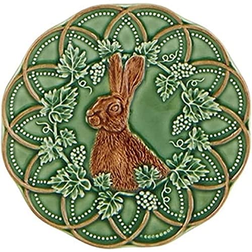Bordallo Pinheiro Woods Hare Bread & Butter Plates, Set of 4