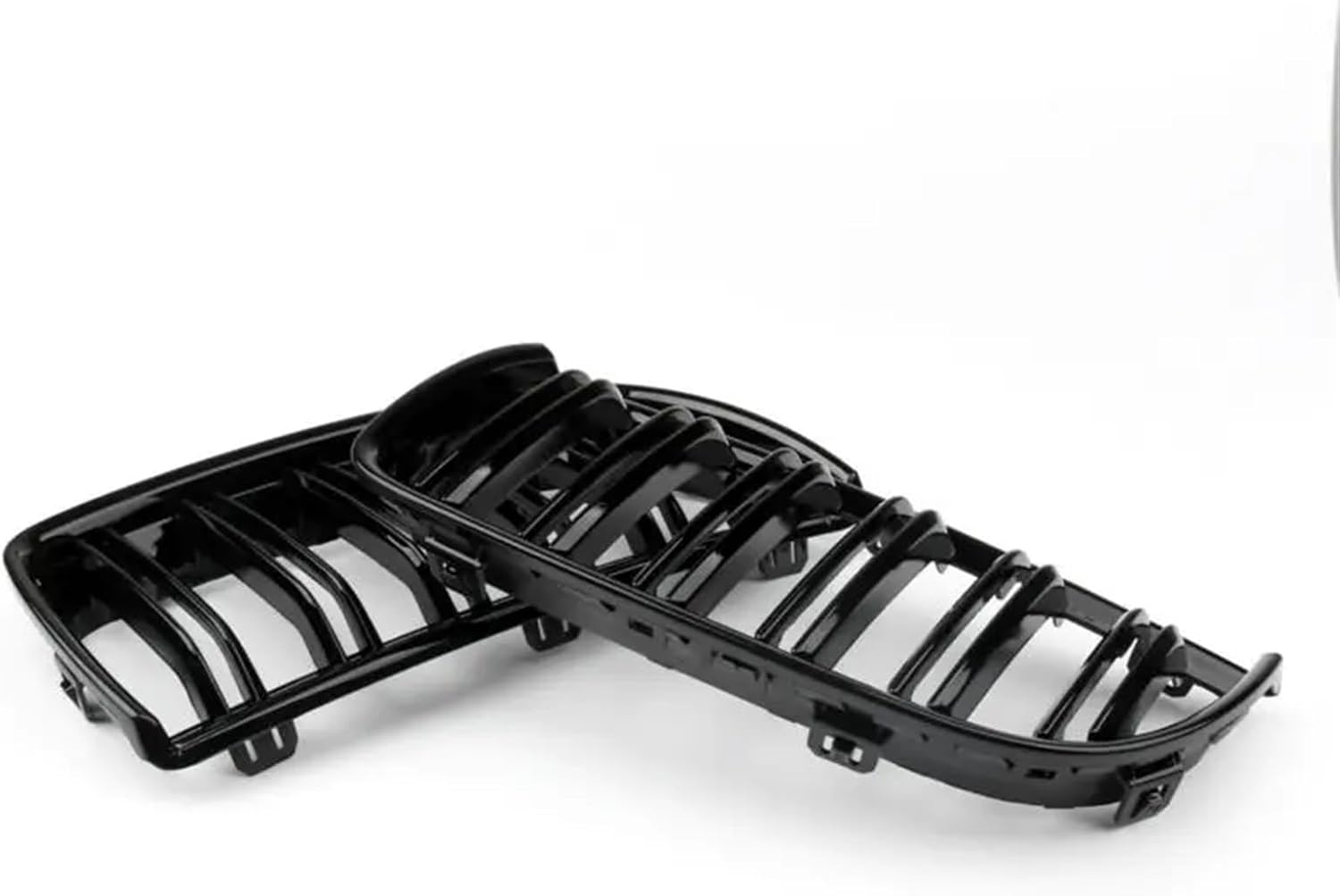 フロントグリルカバー 車用グリルガード フロントバンパー キドニーダブルスラットグリル BMW E90 セダン ワゴン 320i 0