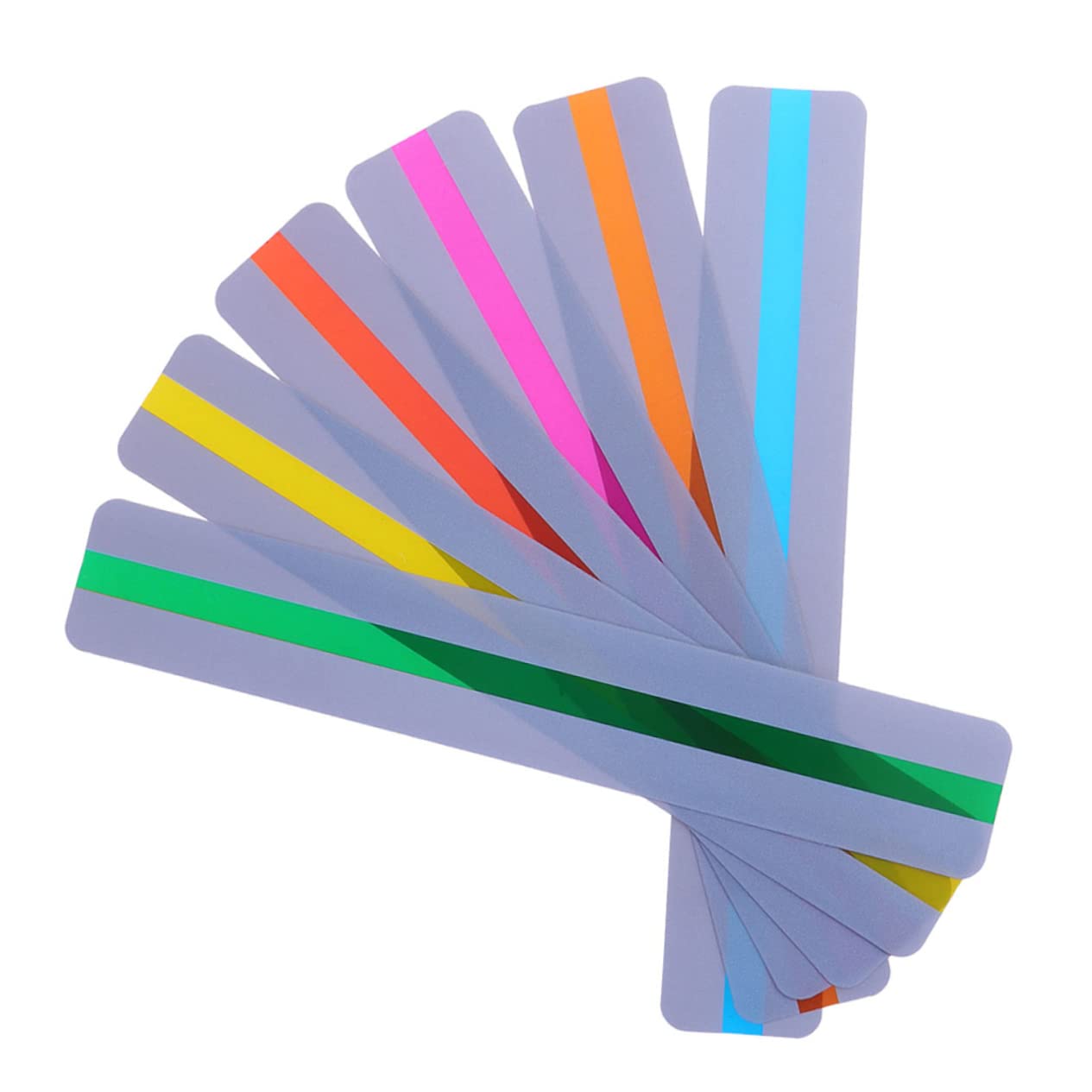 STOBOK 96stücke Transparente Pvc Lesezeichen Wasserdichte Und Kreative Bookmarks Für Dekoration Und -projekte Große Farben Für Und Notizbücher